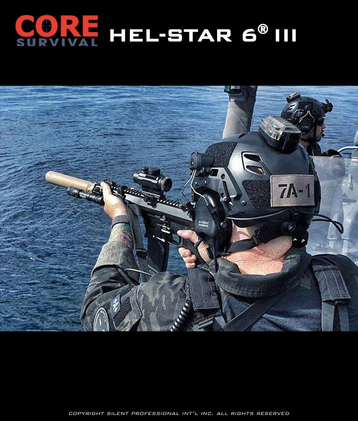Core Survival HEL-STAR 6 LE Tactical Helmet Mounted Light 
